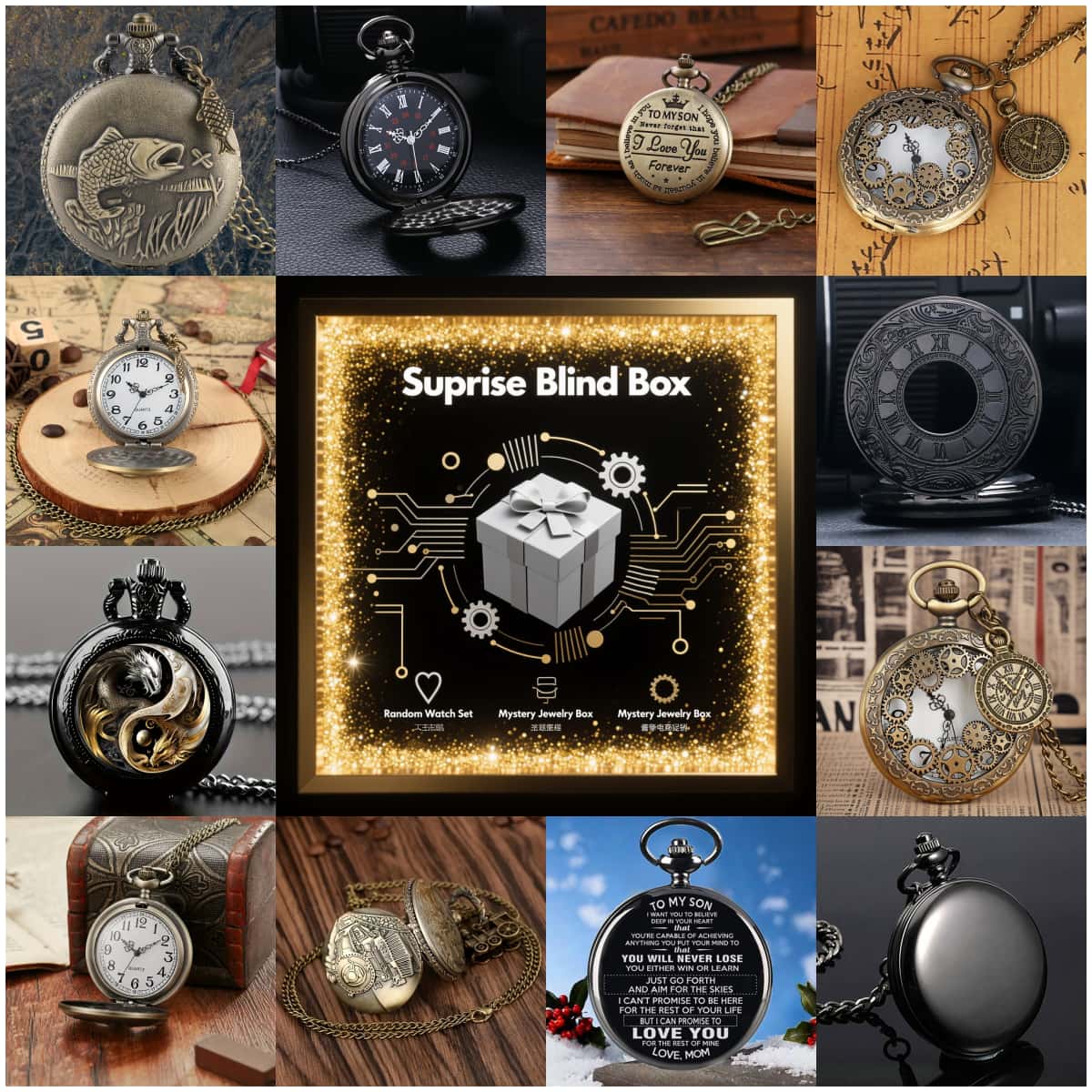 Women'S Fashion Quartz Watch - 1 szt. Niespodzianka - Tajemniczy Zegarek