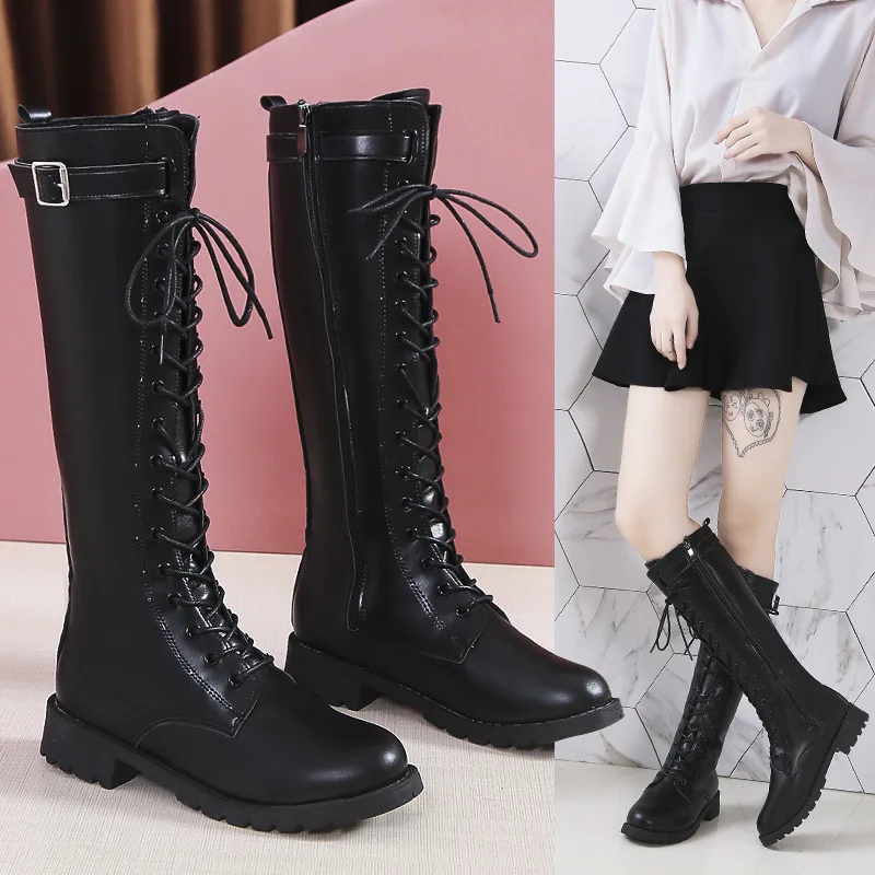 Women'S Fashion Boots 2025 - Zimowe Nowe Okrągłe Palce Grube Podeszwy