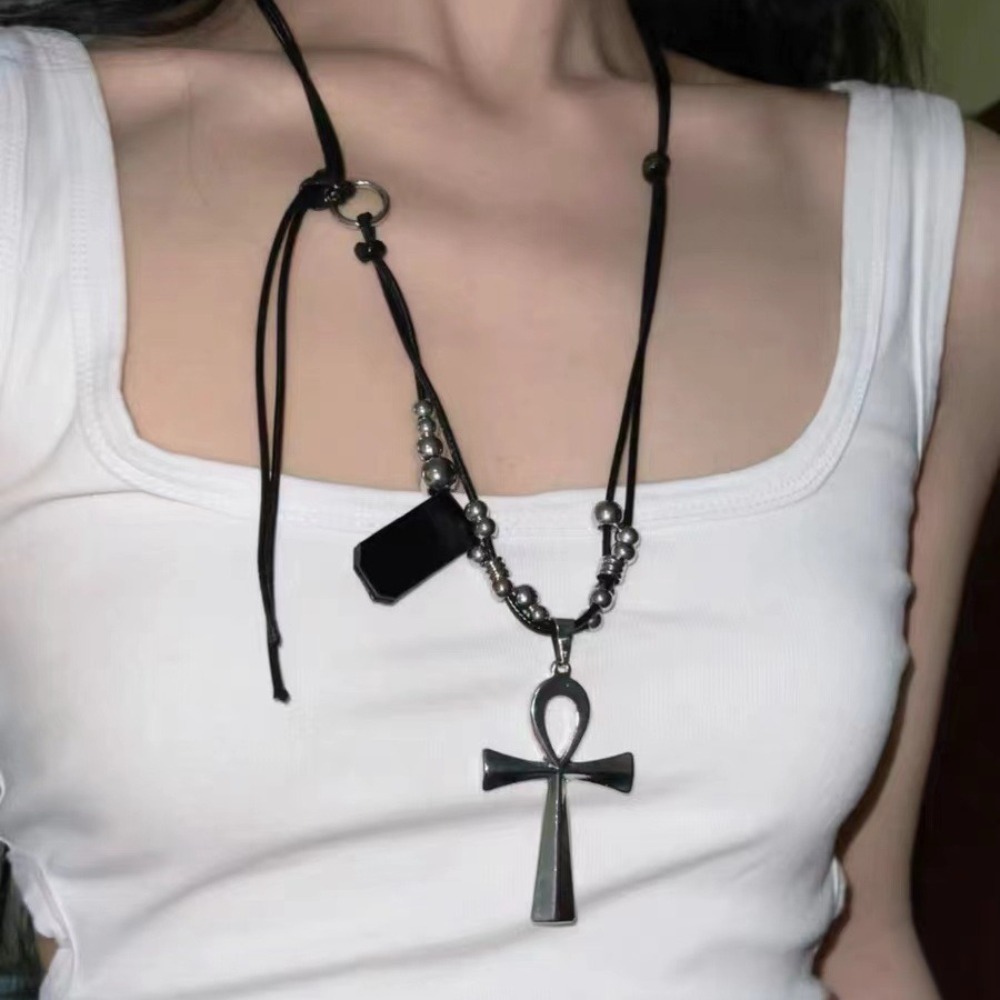 Women Fashion Egypt - Nowy Gotycki Starożytny Egipski Krzyż Ankh