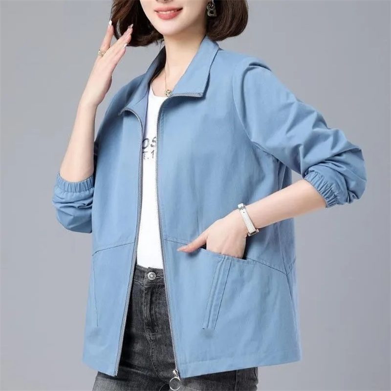 Women'S Fashion Bomber Jacket - Moda 2024 Nowa kurtka wiatrówka damska