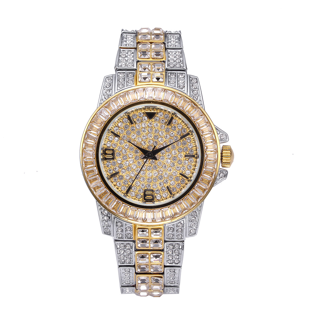 Women'S Fashion Quartz Watch - Luksusowe zegarki kwarcowe z pełnym kamieniem,