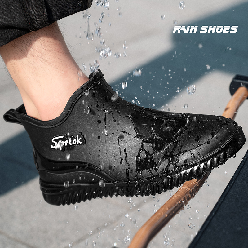 Women'S Fashion Rain Boots - Modne krótkie kalosze dla dorosłych Wodoodporne