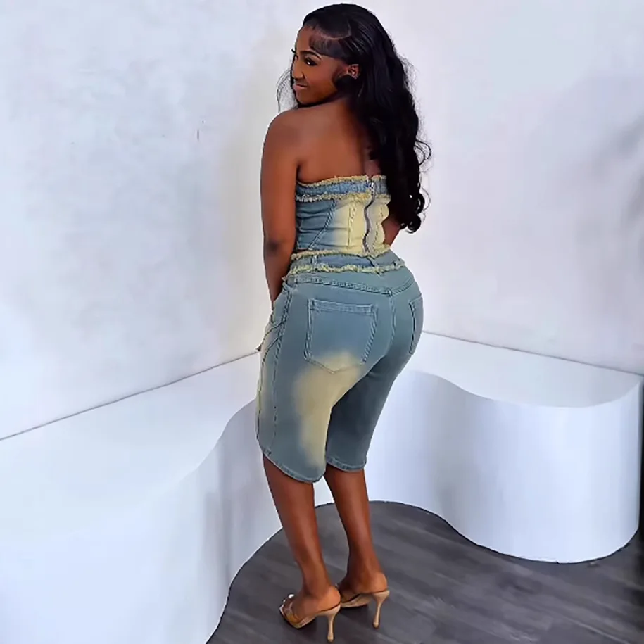 Women Fashion Jeans - Europejskie i amerykańskie garnitury jeansowe dla