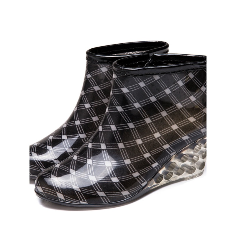 Damskie botki na obcasie, prze – Women'S Fashion Rain Boots recenzja i cena