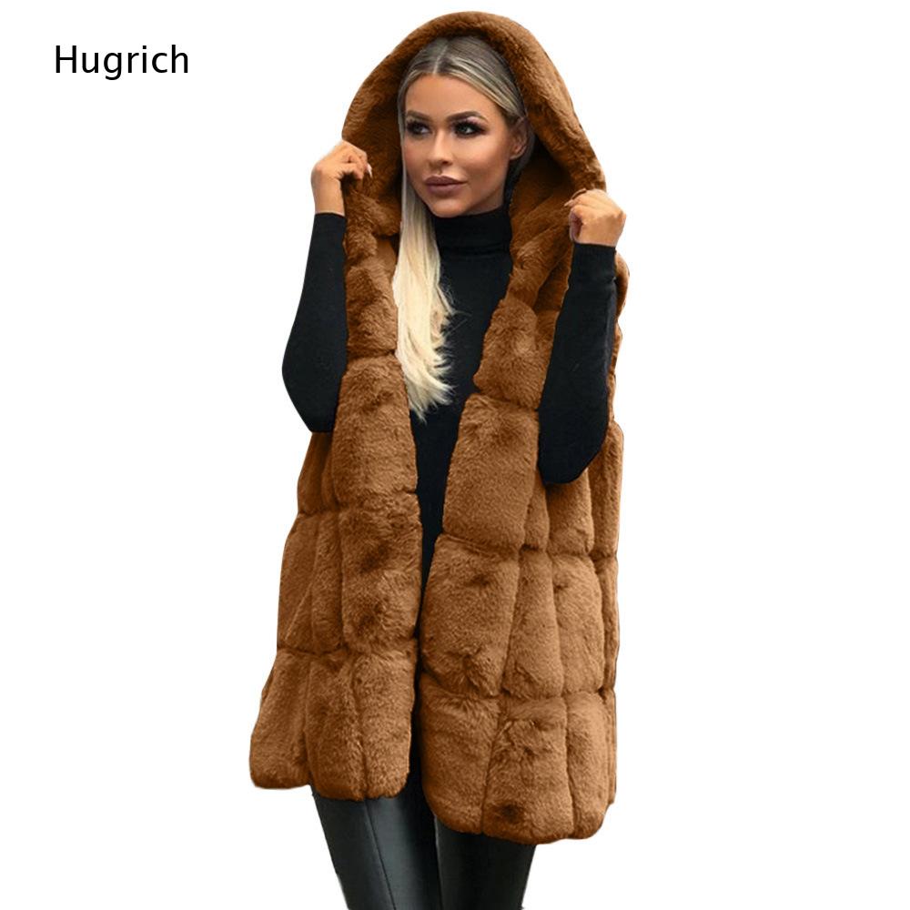 Damska brązowa kamizelka z kap – Women'S Fashion Gilet recenzja i cena