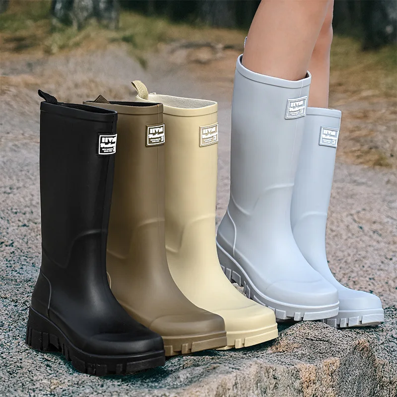 Modne kalosze damskie na grube – Women'S Fashion Rain Boots recenzja i cena