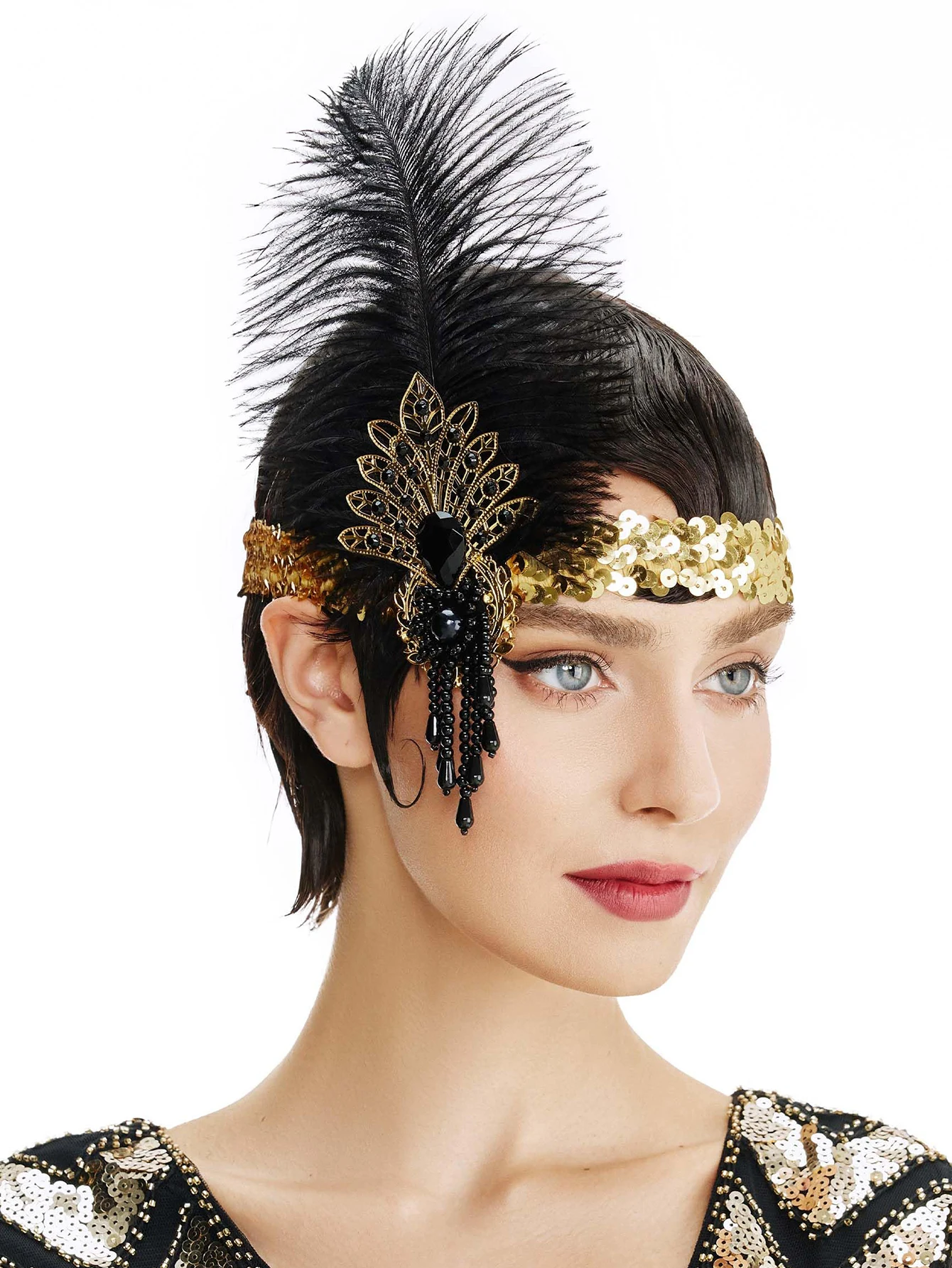 Opaska do włosów z kryształkam – Women'S Fashion Of The 1920S recenzja i cena