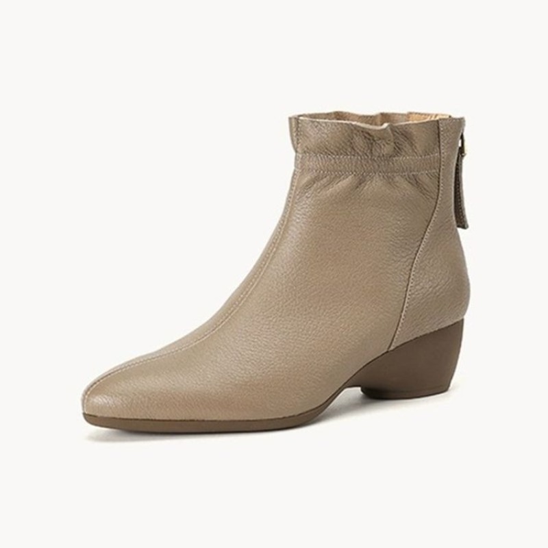 Zimowe damskie skórzane botki  – Women'S Fashion Rain Boots recenzja i cena