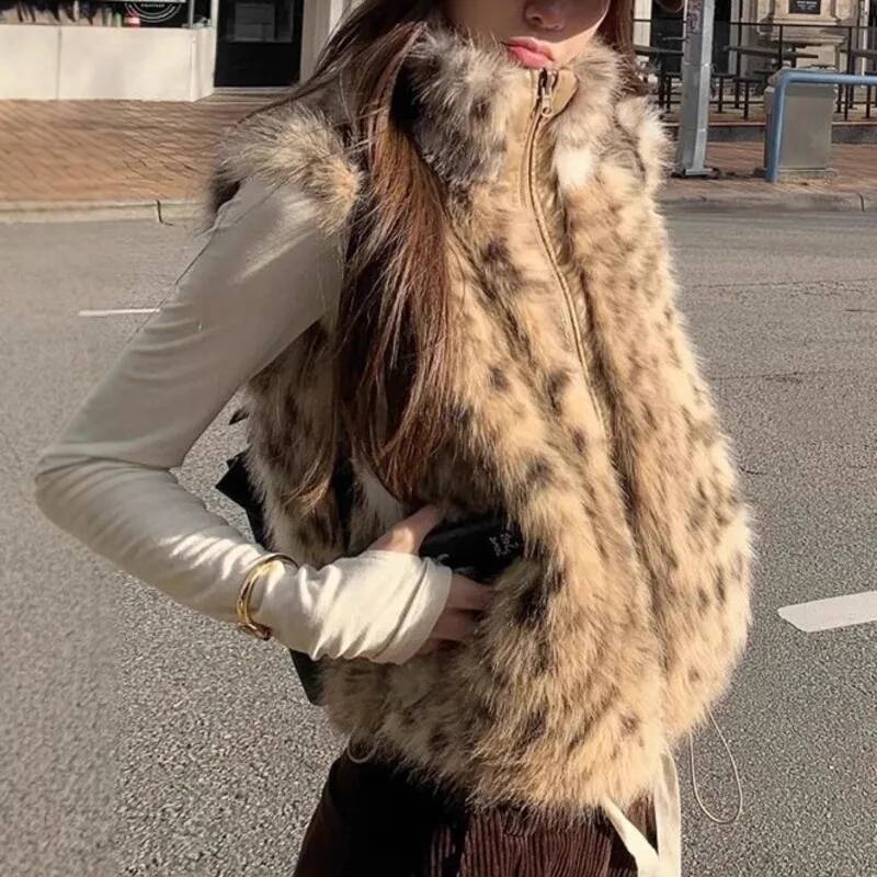 Damska kamizelka z imitacji fu – Women'S Fashion Gilet recenzja i cena
