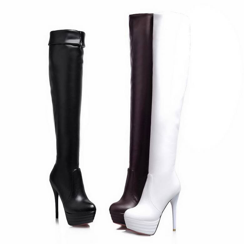 SIMLOVEYO Kozaki do kolan Plat – Sale Fashion Women recenzja i cena