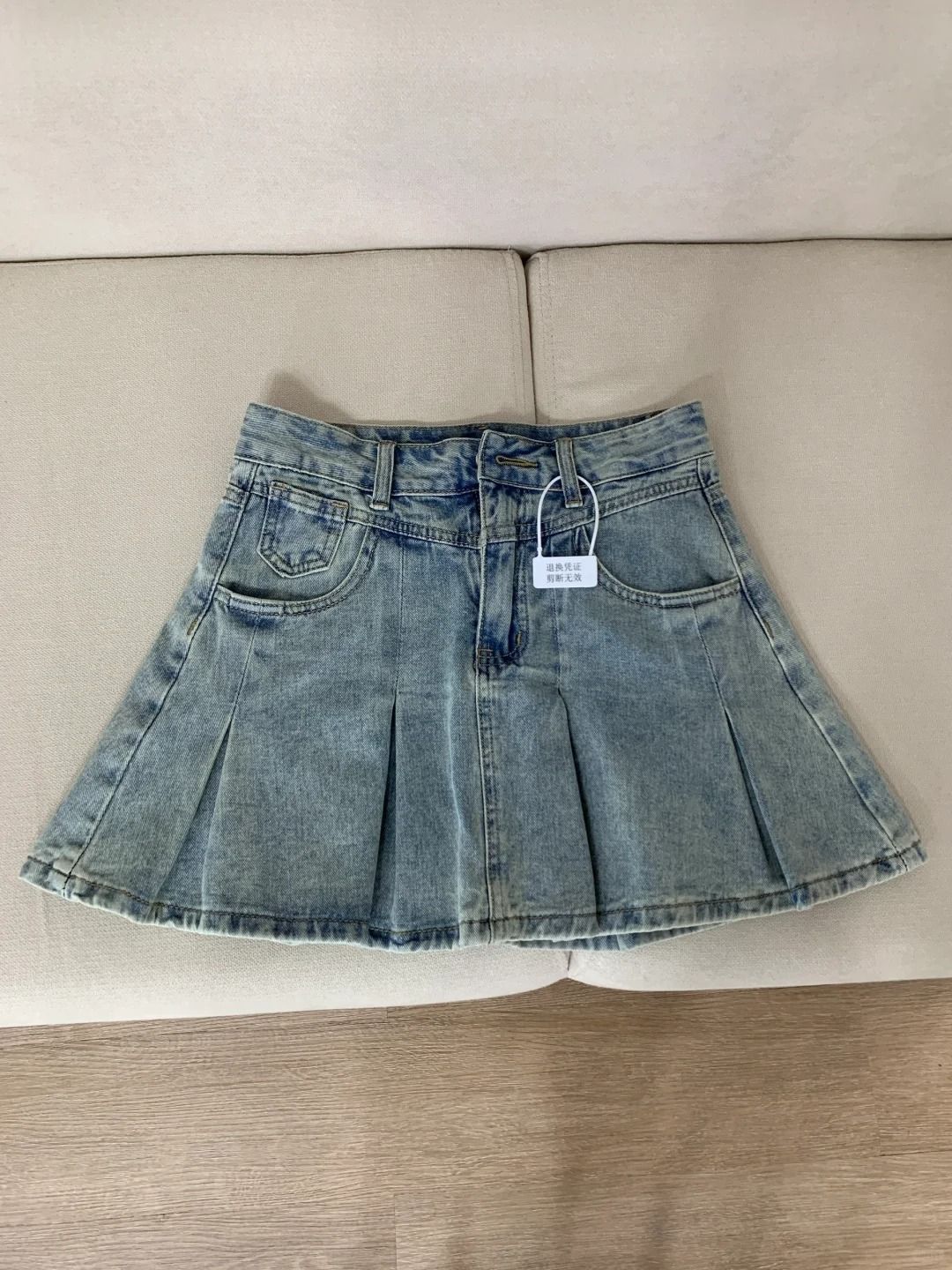 Damska spódnica dżinsowa z wys – Women Fashion Jeans recenzja i cena