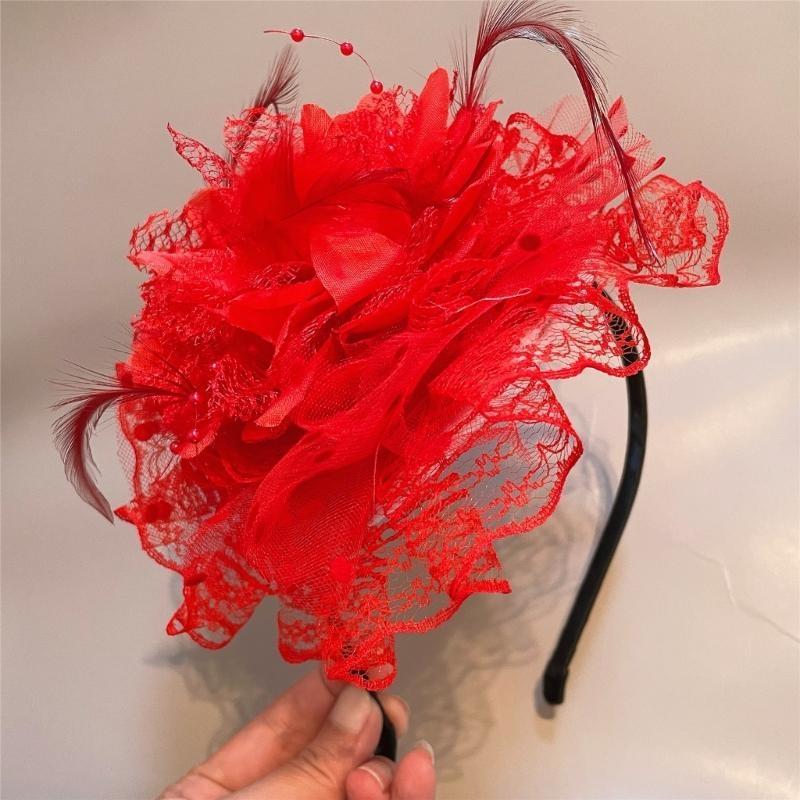 A52E Lace Flower Hair Hoop for – Women'S Fashion Of The 1920S recenzja i cena