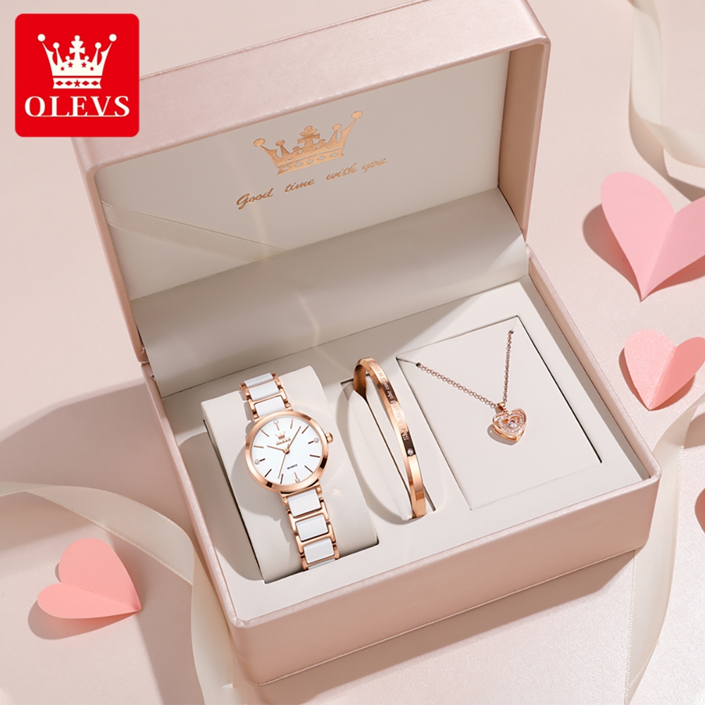 OLEVS Damski Zegarek 5877 Luks – Women'S Fashion Quartz Watch recenzja i cena
