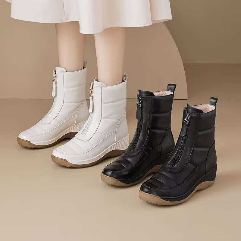 Botki z okrągłym noskiem, wodo – Sale Fashion Women recenzja i cena