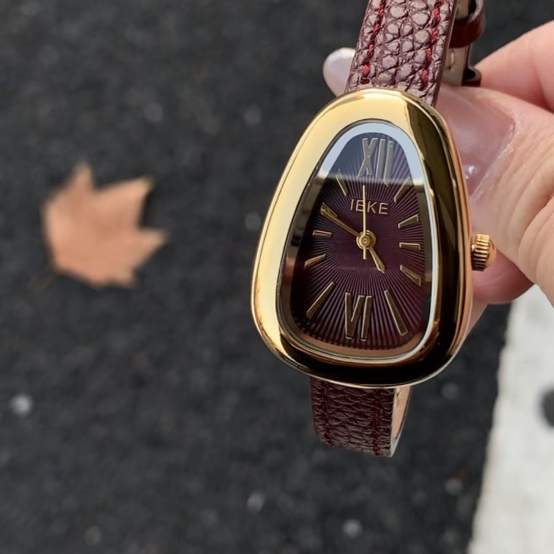 Zegarek LEKE Ankola Red Vintag – Women'S Fashion Quartz Watch recenzja i cena