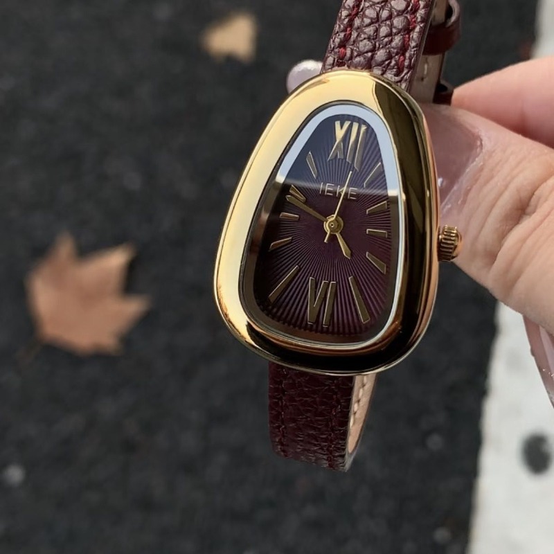 Zegarek LEKE Ankola Red Vintag – Women'S Fashion Quartz Watch recenzja i cena