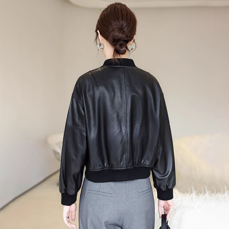 Amerykańska kurtka retro z imi – Women'S Fashion Bomber Jacket recenzja i cena