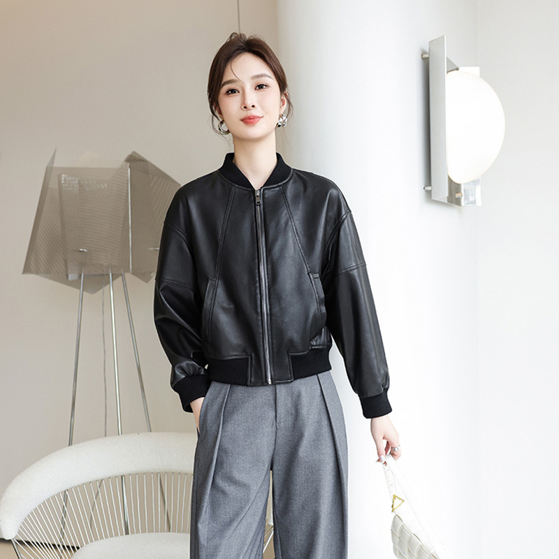 Amerykańska kurtka retro z imi – Women'S Fashion Bomber Jacket recenzja i cena