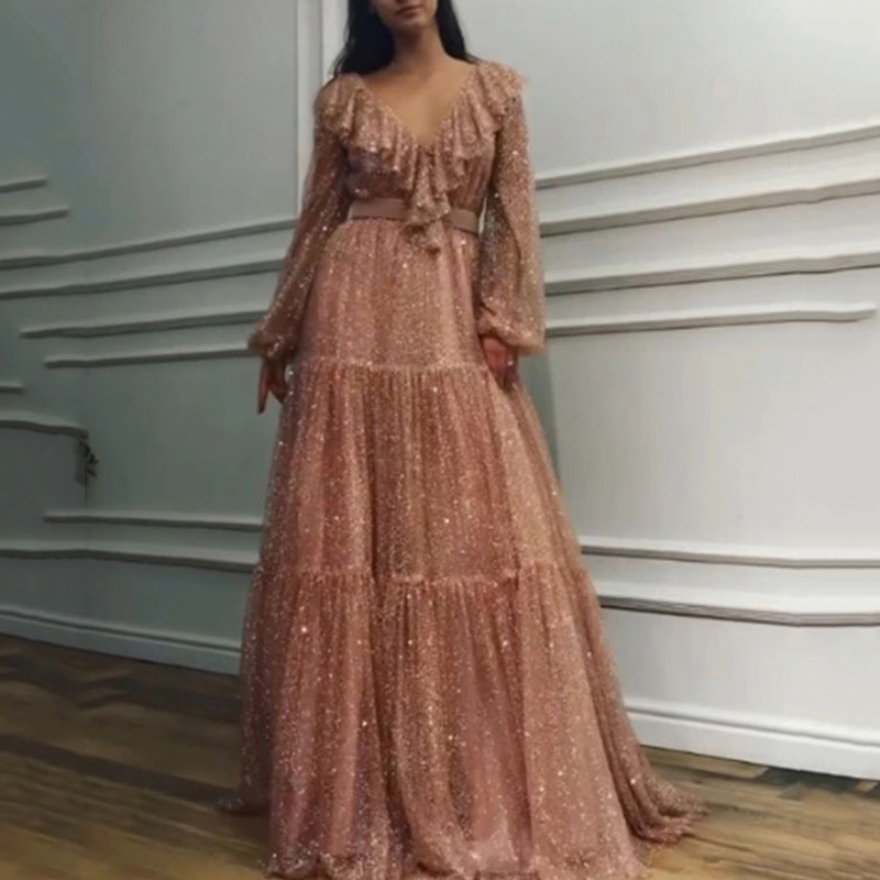 Modna siatkowa pozłacana sukni – Women'S Fashion Gilded Age recenzja i cena