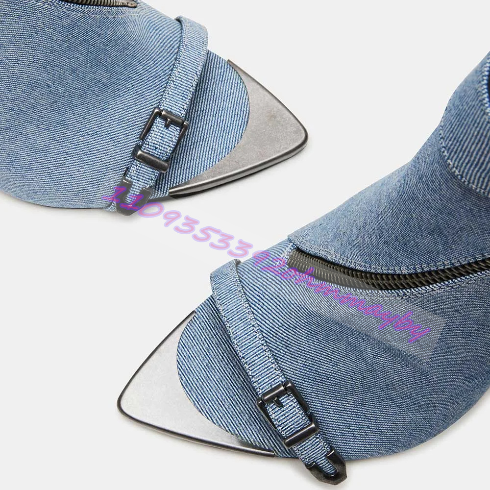 Letnie niebieskie dżinsowe bot – Women'S Fashion Belts recenzja i cena