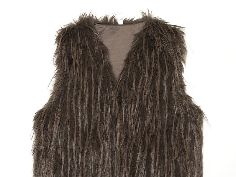Damska kamizelka z imitacji fu – Women'S Fashion Gilet recenzja i cena
