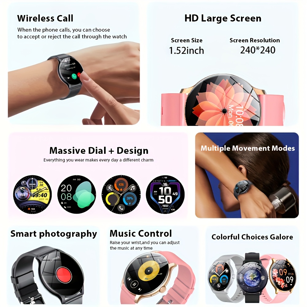 LAXASFIT 2026 Smartwatch 1.52