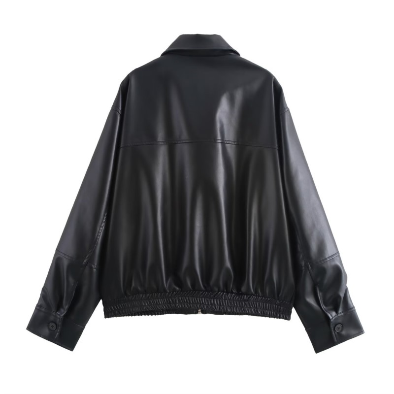 Kurtki bomberki z ekoskóry w s – Women'S Fashion Bomber Jacket recenzja i cena