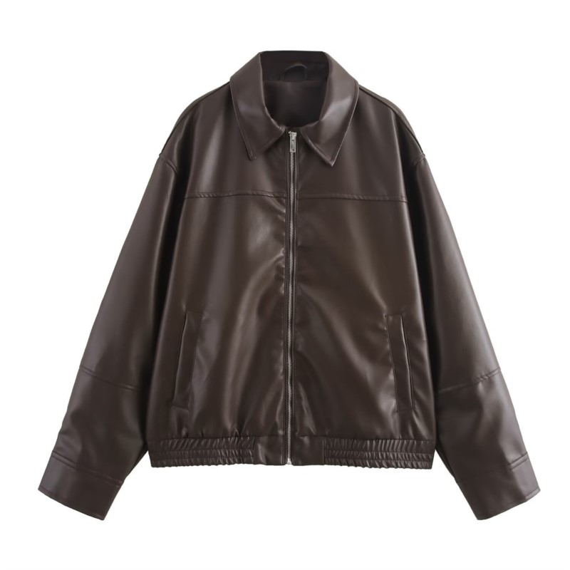 Kurtki bomberki z ekoskóry w s – Women'S Fashion Bomber Jacket recenzja i cena