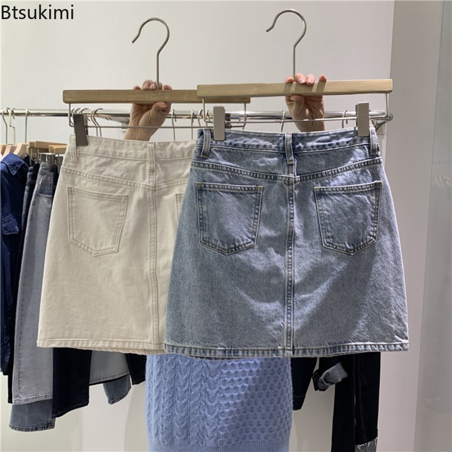 Letnia nowa dżinsowa spódniczk – Women Fashion Jeans recenzja i cena