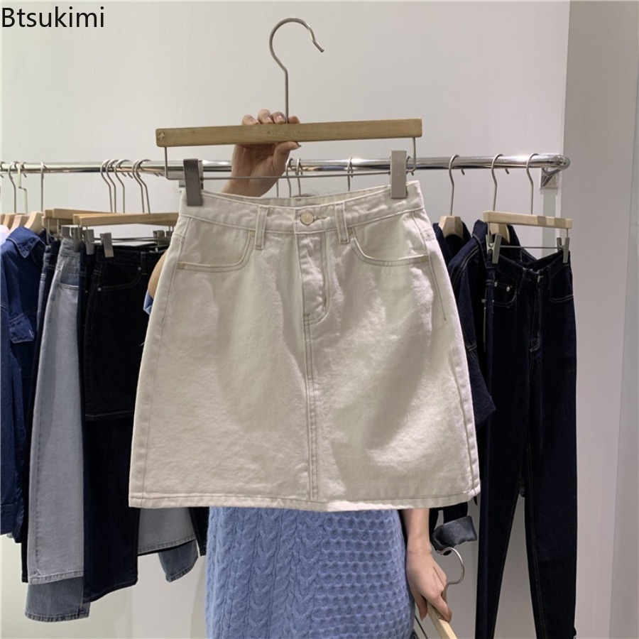 Letnia nowa dżinsowa spódniczk – Women Fashion Jeans recenzja i cena