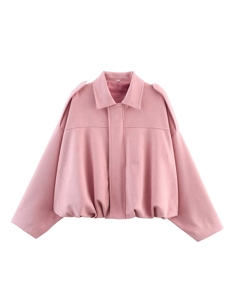 TFMLN damska zamszowa kurtka b – Women'S Fashion Bomber Jacket recenzja i cena