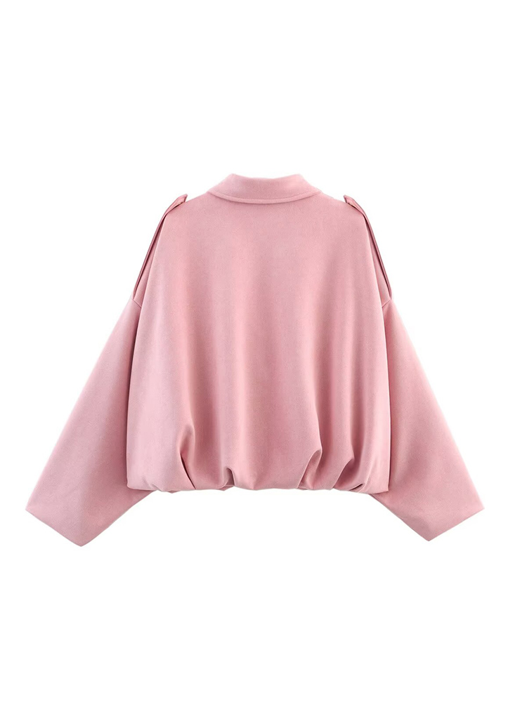 TFMLN damska zamszowa kurtka b – Women'S Fashion Bomber Jacket recenzja i cena