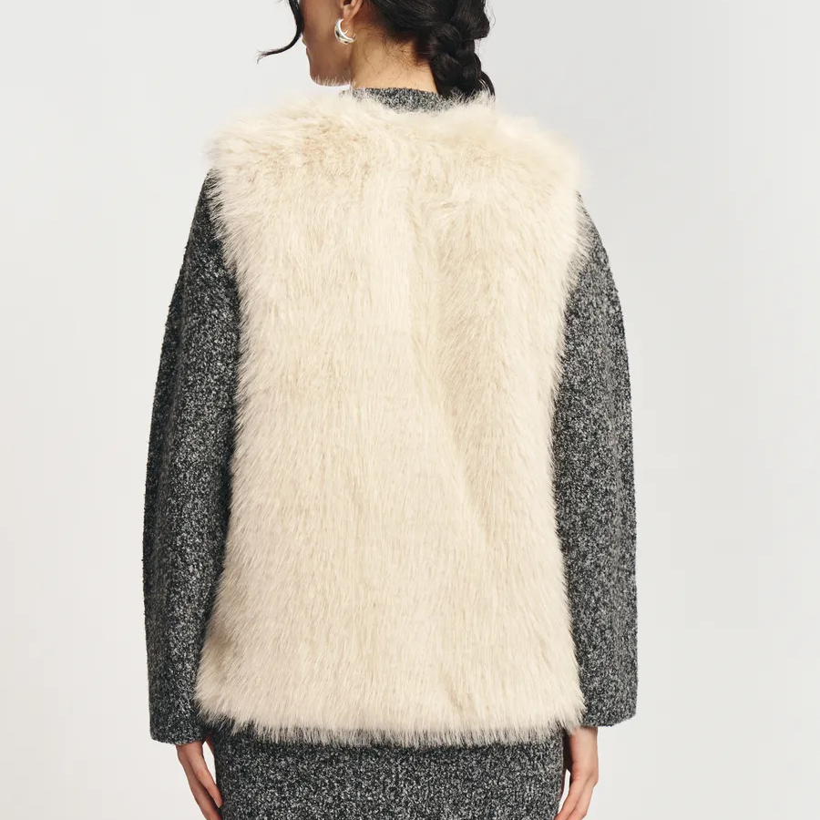 Damska futrzana kamizelka bez  – Women'S Fashion Gilet recenzja i cena