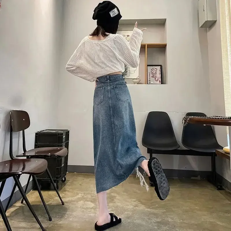 Damska spódnica jeansowa z wys – Women Fashion Jeans recenzja i cena