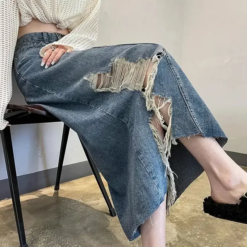 Damska spódnica jeansowa z wys – Women Fashion Jeans recenzja i cena