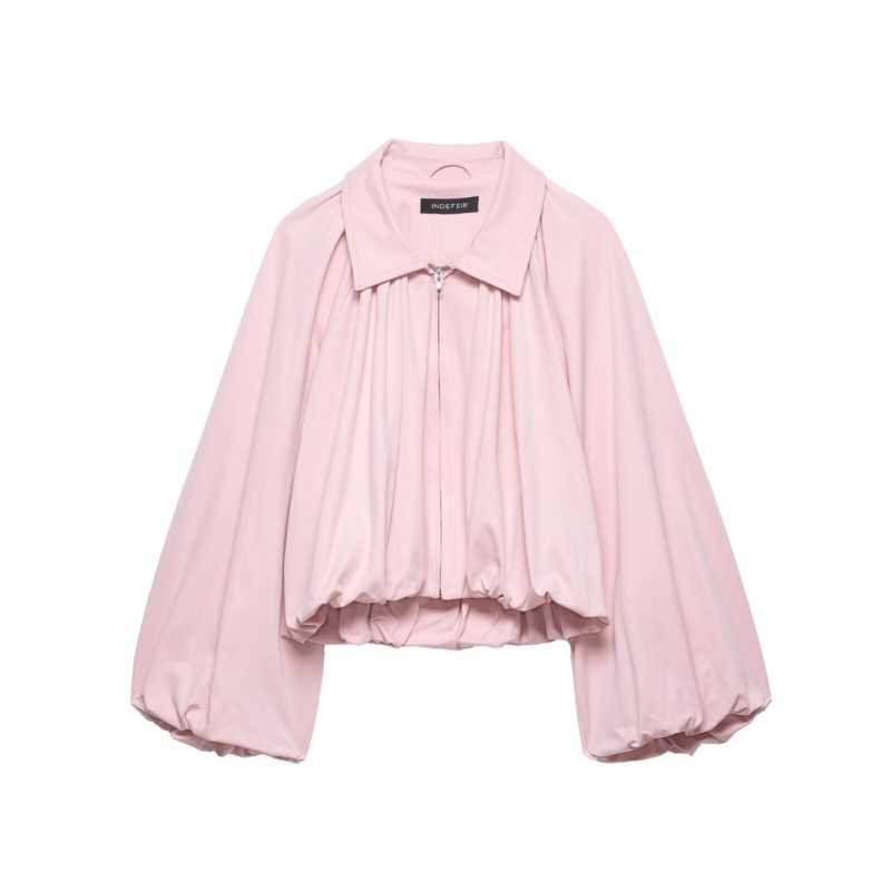 Damska kurtka bomberka z zamki – Women'S Fashion Bomber Jacket recenzja i cena