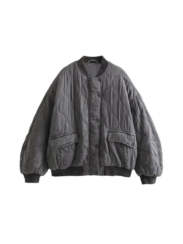 Damskie kurtki bomberki oversi – Women'S Fashion Bomber Jacket recenzja i cena