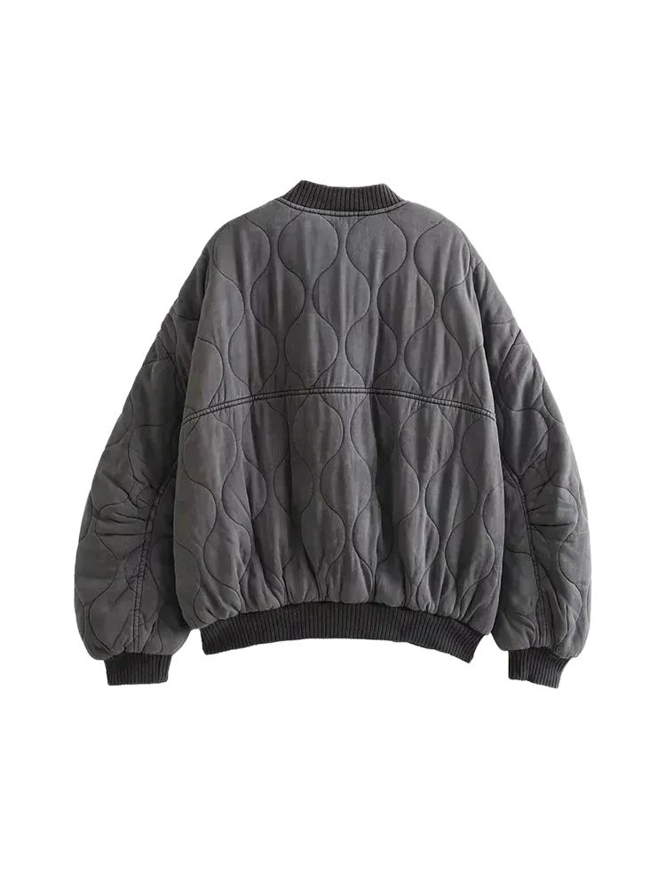 Damskie kurtki bomberki oversi – Women'S Fashion Bomber Jacket recenzja i cena