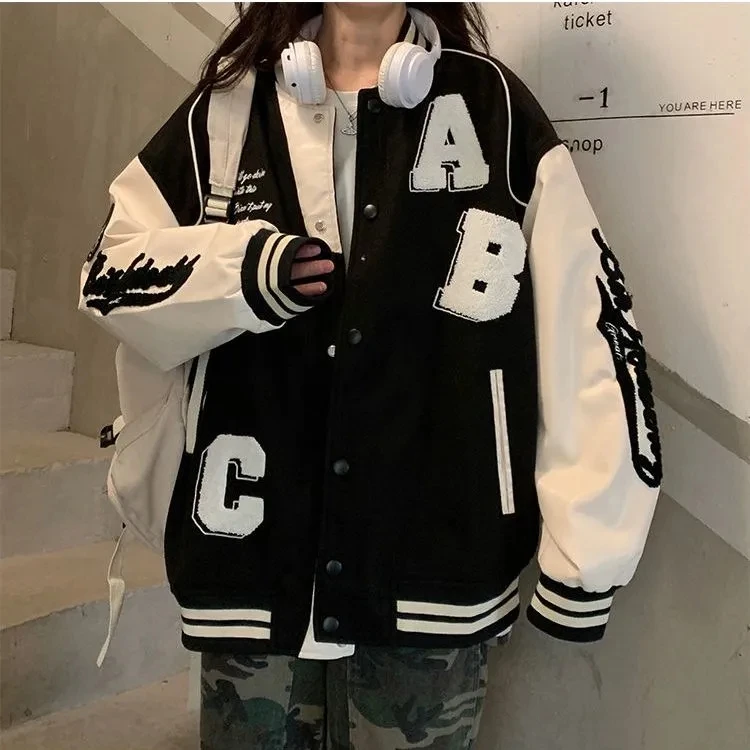 Y2k Lamb Wool Bomber Jacket Fe – Women'S Fashion Bomber Jacket recenzja i cena