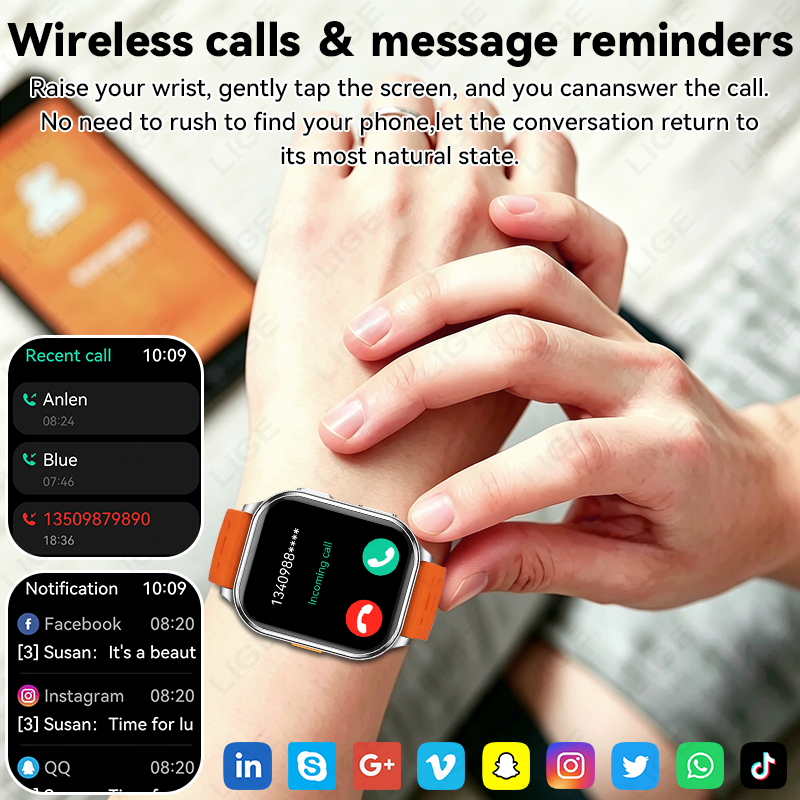 LIGE 2026 Smartwatch z Kamerą  – Women Fashion Week 2026 recenzja i cena