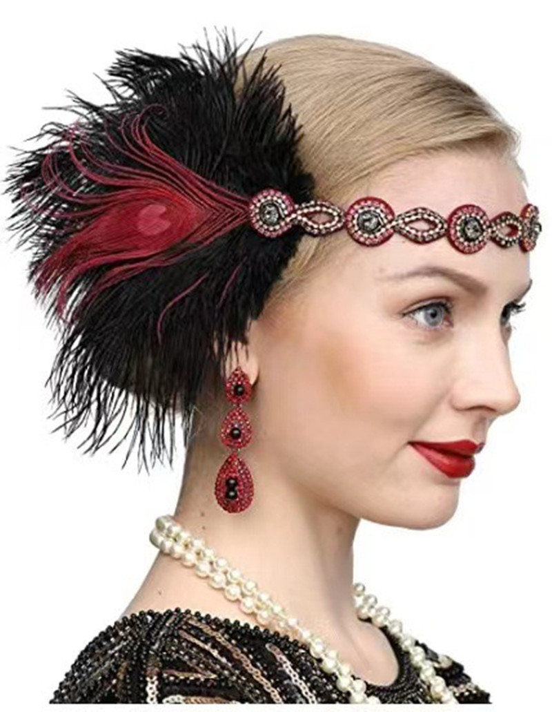 Elastyczna opaska do włosów z  – Women'S Fashion Of The 1920S recenzja i cena